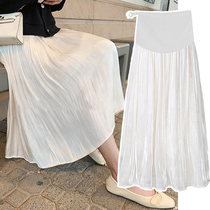 British NEXT ROAD maternity skirt spring and autumn outer wear thin fairy skirt summer all-match slim skirt