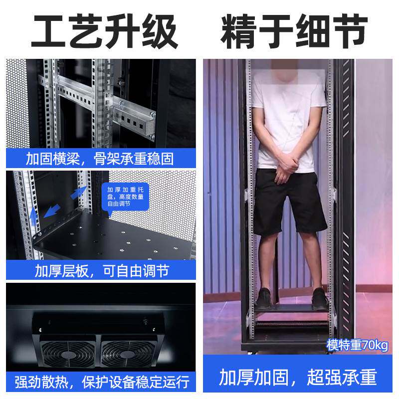 Network server cabinet 1m 1 2 m 6u12u42u2m amplifier wall hanging switch weak electric box cabinet cabinet
