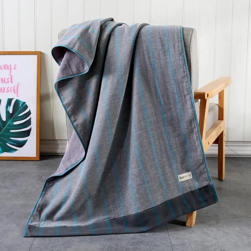Bath towel household cotton four-layer gauze men and women adult bath soft absorbent breathable quick-drying large wrapping towel