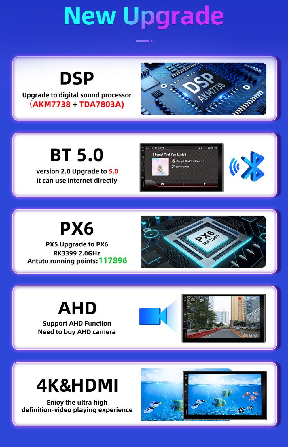 DSP Blue Purple PX6 Android 10 Detail_02