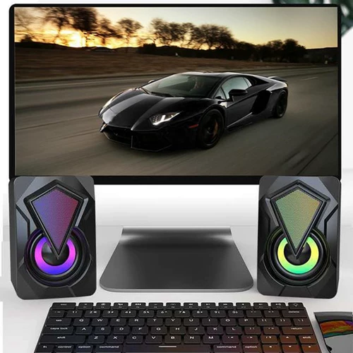 Компьютерный динамик 2.0 USB -игровой стереопроводной динамик