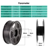 AW 3D ABS 1,75 мм Новая Филамента 1,75 мм 2,2 фунта 1 кг 395 м с S