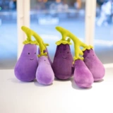 Забавная сиреневая милая кукла, плюшевая подушка, подарок на день рождения