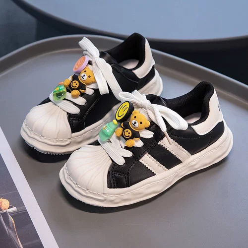 Демисезонные детские милые кроссовки, белая обувь, спортивная обувь, тренд сезона, подходит для подростков