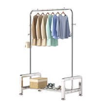 Handsome Conn 504 Clothes Hanger Floor Folding Indoor Balcony Bedroom Home Hanging Clothes Hanger Easy Dorm Clothes Hat Rack