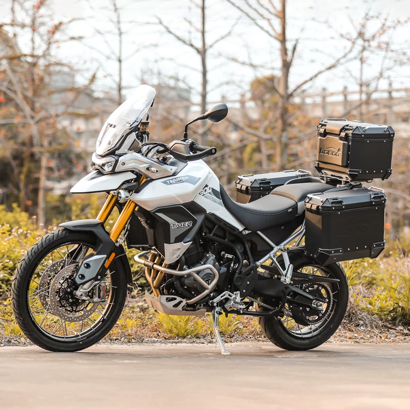 ЛОБОО редис мотоцикл три коробки подходят для Tiger850 Tiger900 коробка быстрая разборка хвостовая коробка