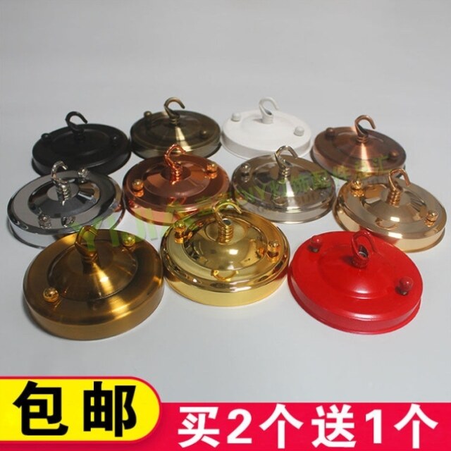 With Lifting Hook Rings Balcony Lantern Hook Pendant Lamp Suction Top Disc Bird Cage Lantern Suction Top Disc Pointed Base Water Crystal Lamp