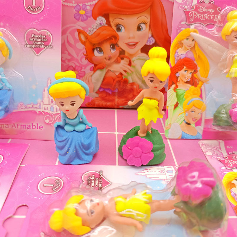 Princess stereoscopic styling eraser adorable stay cute with no scraps and high face value to correct the girl's female stationery gift 