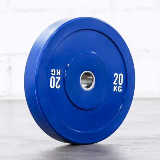 Colorful Barbell Plates with a Diameter of 45cm, Large Hole Rubber Competition Plates for Fitness, Home Use, Deadlifts, Squats, Women's Glute Exercises, and Dumbbell Plates