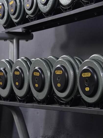 Heavy-Duty Flat-Head Painted Dumbbells 50kg Pair Cast Iron 25 30 40 60 80 100kg for Fitness Use