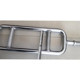 Barbell Bar for Home Use, 85 Olympic Bar, Gym Bar with Large and Small Holes, Ring-Shaped Squat Weightlifting Barbell, Curved Bar