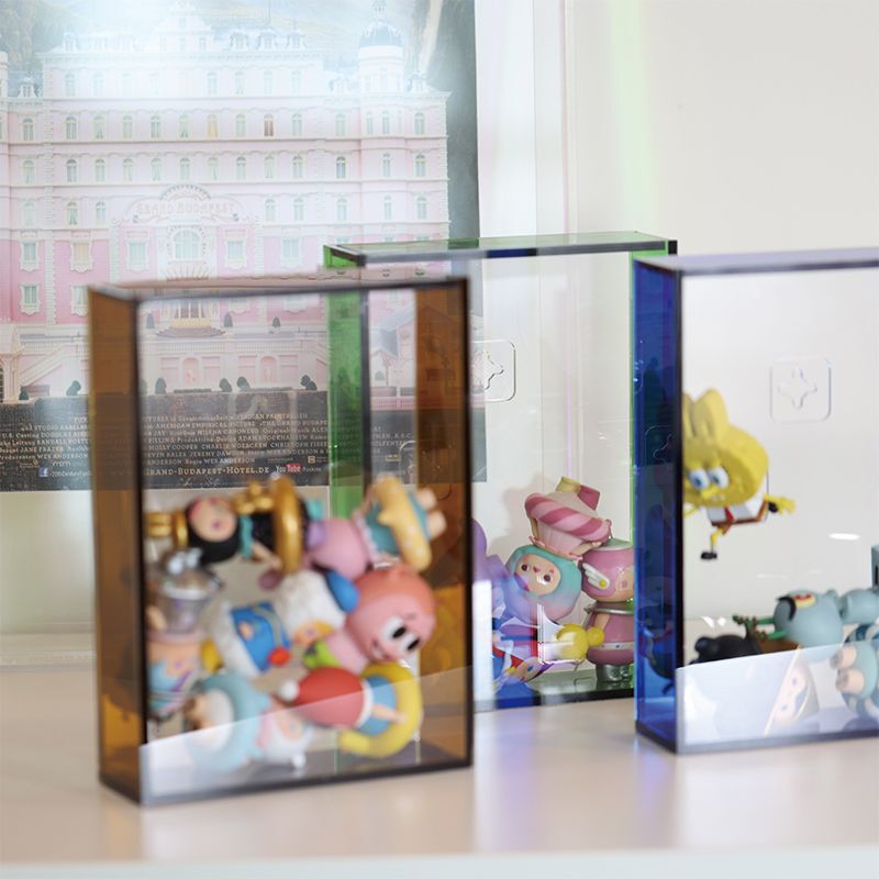 Creative Acrylic Transparent Blind Box Storage Photo Frame Hollow Picture Frame Doll Card Dried Flower Specimen Three-Dimensional Display Frame