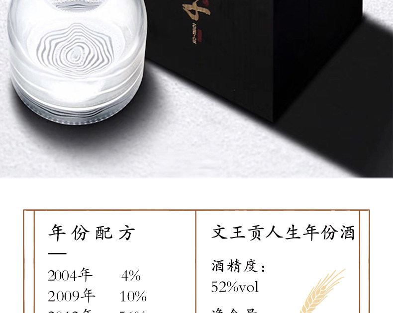 安享好物 安享S级白酒-文王贡人生 甲子白酒 企标 