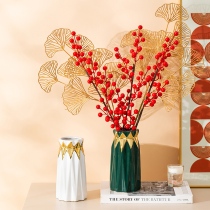 Light Extravagant Vase High End Luxurious Fruits Living Room TV Cabinet Superior Sensual Table Flower Arrangement Decorations Floral Pendulum