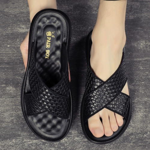 Летние нескользящие тапочки, сетчатые слайдеры для отдыха, популярно в интернете