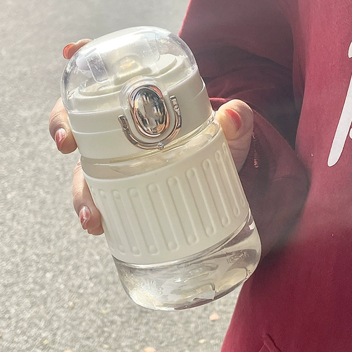 Пластиковый высококачественный удобный спортивный стакан со стаканом для школьников, простой и элегантный дизайн