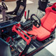 Custom racing simulator gear sequence handbrake pedal simulator seat bracket set direct drive steering wheel