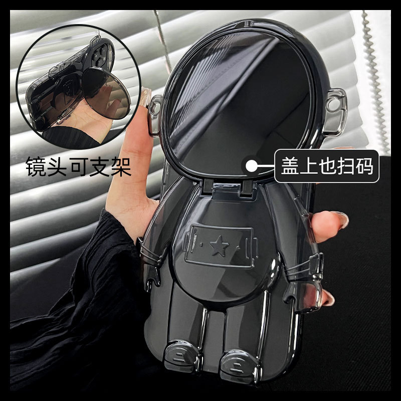 [Authentic] Astronaut 3D Space Capsule Phone Case for iPhone 14 Pro Max for Women iPhone 13 New Model 12 Pro High-End 11 Pm Niche Plus High-End Por Premium ins Style P
