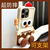 呆芒 Милые минифигурки, совместимая трубка, мобильный телефон, защитный чехол, высококлассная элитная брендовая подушка безопасности, новая коллекция, 15promax, iphone