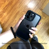 Apple, модный совместимый iPhone 13, черный чехол для телефона, маленький нескользящий iPhone12 Pro, городской стиль, 13promax, изысканный стиль, зеркальный эффект, iphone