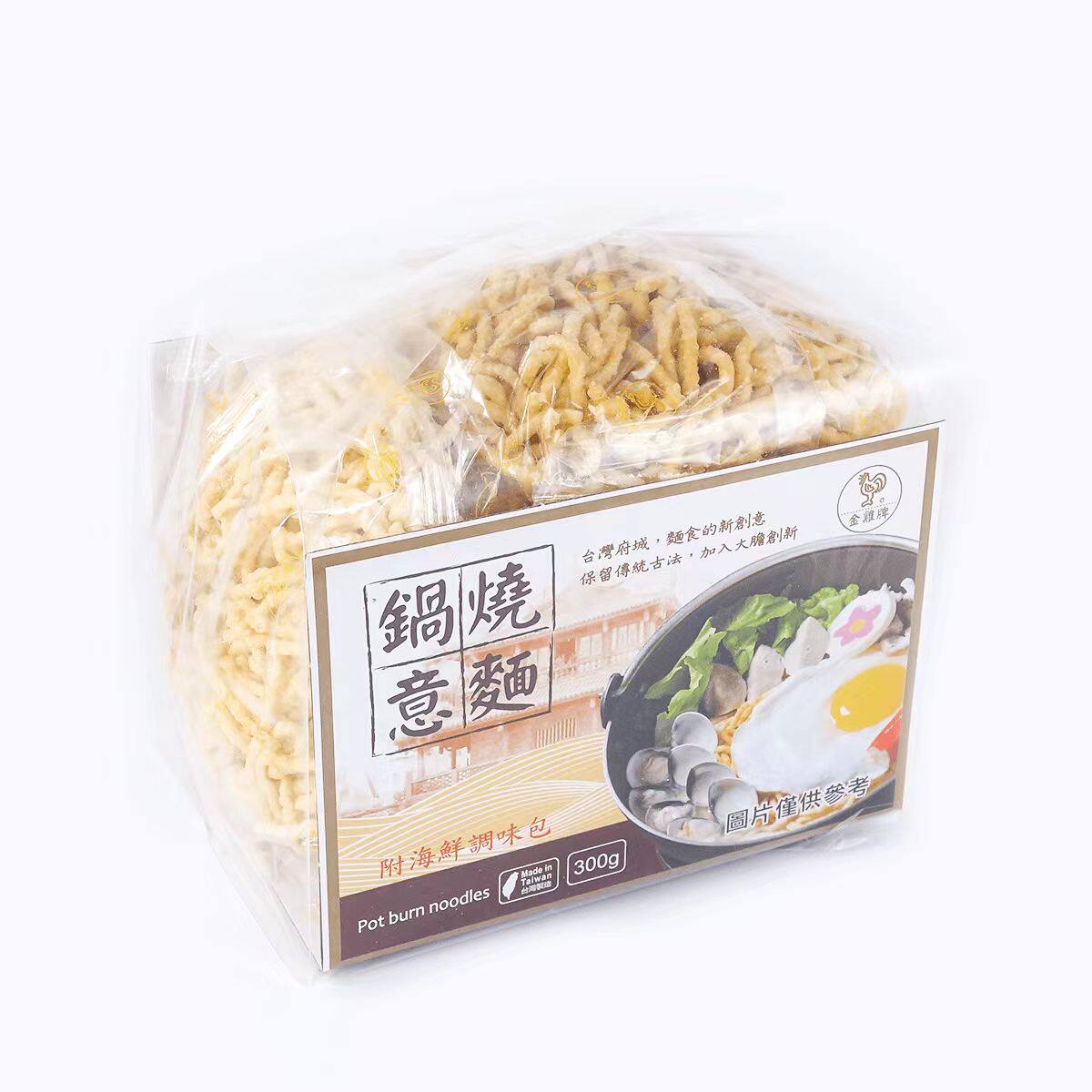 包邮台湾原产金鸡牌锅烧意面300g（60g*5包入）经典款煮面老牌子-淘宝网
