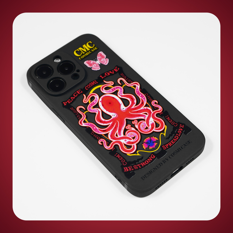 Cosmi Octopus Tarot Card New 15, 14, 13, 12 iPhone Case