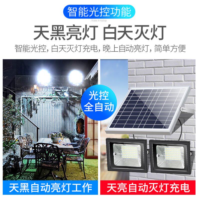 Solar lamp with lamp pole human body induction outdoor lamp home ultra-bright high-power lighting courtyard new rural street lamp