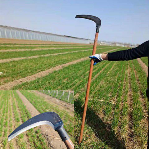 New forge of pasture sickle sickle sickle with sickle cutting grass knife agricultural mowing grass with sickle and sickle and sickle