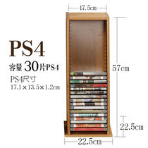Nie Zhuang CD rack DVD containing frame ps4 game disc finishing frame blue CD black rubber disc shelf PS4