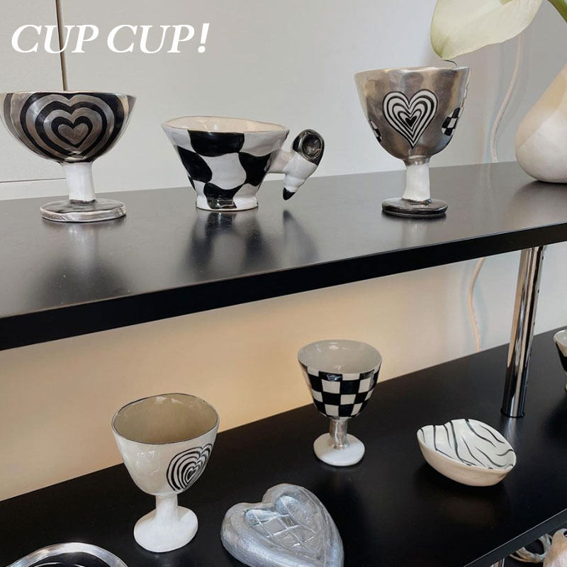 Jeu (spot) Korean niche brand Nightfruiti pure handmade bowl cup moon cup Cup-Taobao