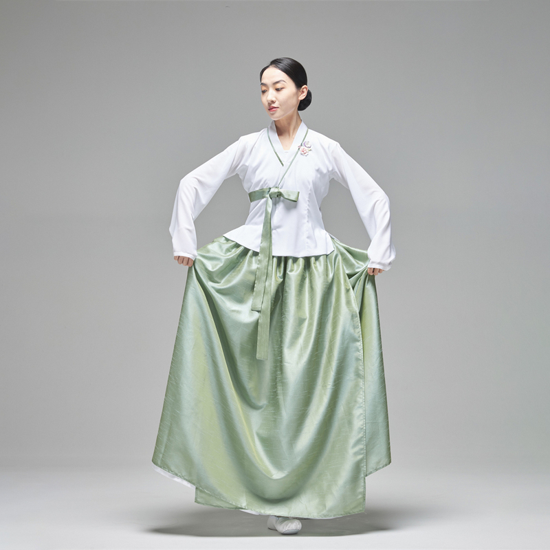 Yanbian Korean Dance Costumes for Women, Ethnic Minority Stage Performance Clothing, Practice Tube Skirt for Adults