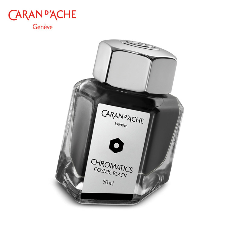 Caran D'Ache Kailandi Kada Swiss Imported Fountain Pen Ink Pen Pure Black Pure Blue-Green Original Official Flagship Genuine Ink 50ml Non-Carbon Non-Clogging Ink Refill