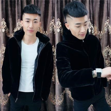 Men's Faux Mink Coat Trendy Fur Jacket Stylish Young Man Faux Leather Jacket Faux Mink Fur Trendy Design Men's Faux Mink Coat Trendy Fur Jacket Stylish Young Man Faux Leather Jacket Faux Mink Fur Trendy Design