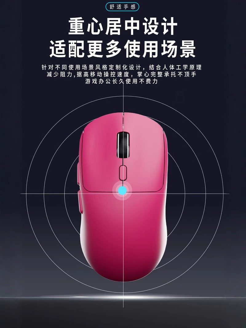 Wireless Bluetooth Mouse, Silent, Ergonomic, Rechargeable, Lightweight, Convenient, Office Gaming Computer Mouse