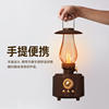 Bluetooth Speaker New Retro Kerosene Lamp Fm Radio USB Card Night Light Audio Outdoor Portable