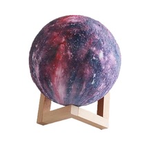 3D starry moon light colorful change touch switch night ligh