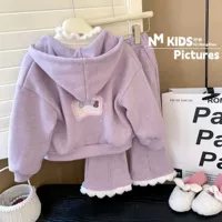 Сиреневый утепленный комплект