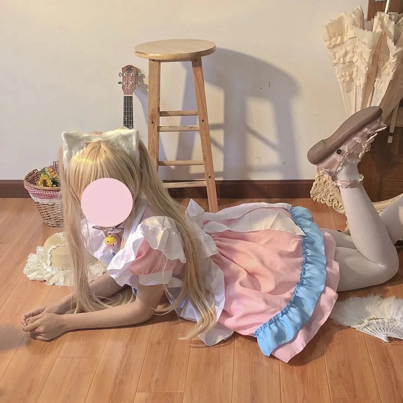 Ultra-short skirt hot dress without lining skirt and body to side-skirt antique ice filament A super-suit