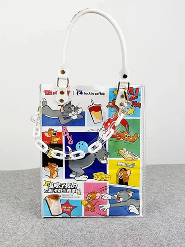 Кошачья и мышиная линия щенка рубить совместный бумажный пакет ручной пакет Ручной преобразование