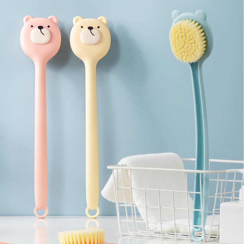 Bath brush and bath artifact long handle soft toilet ball back rubbed back brush without asking for a mud towel bath brush