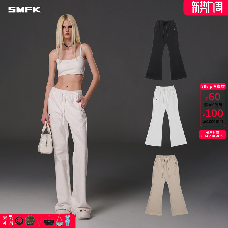 Smfk Eternal Slim Fit Flared Sports Pants P0010B5/W5/F1 Cotton Outdoor Casual Long Pants for Fitness Wear Smfk Eternal Slim Fit Flared Sports Pants P0010B5/W5/F1 Cotton Outdoor Casual Long Pants for Fitness Wear