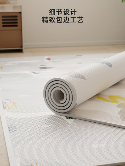 Baby Crawling Mat, Thickened, Non-Toxic, Odorless, Foldable, Interlocking Foam Floor Mat for Home Use in the Living Room