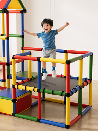 Children's Versatile Climbing Frame, Baby Indoor Climbing Ladder, Toddler Sensory Training Toy Set, Playground Slide