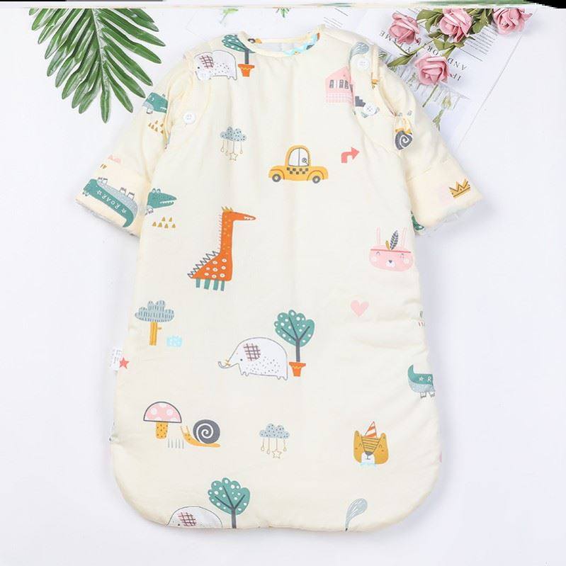 Heat One sleeping baby baby in winter skin of the elderly child fourth season general pure cotton thin anti-kick sleeve
