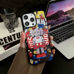 KAWS case — KAWS Sesame Street MagSafe Phone Cases Covers Trendy Fashionable Plus/Pro/Max – iPhone 16, iPhone 15, iPhone 14, iPhone 13, iPhone 12