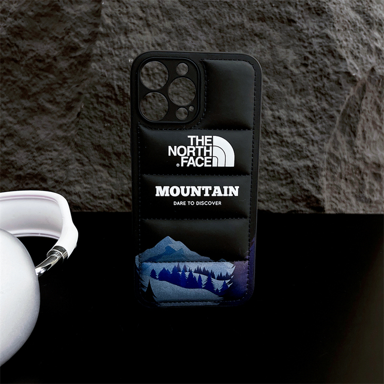 The North Face Mountain Dare To Discover New Puffy Puffer Down Jacket 15, 14, 13, 12 iPhone Case