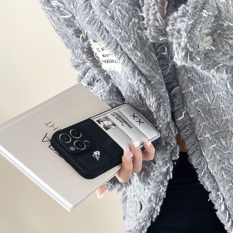 KAWS OFF WHITE Puffy Puffer Down Jacket 15, 14, 13, 12 iPhone Case