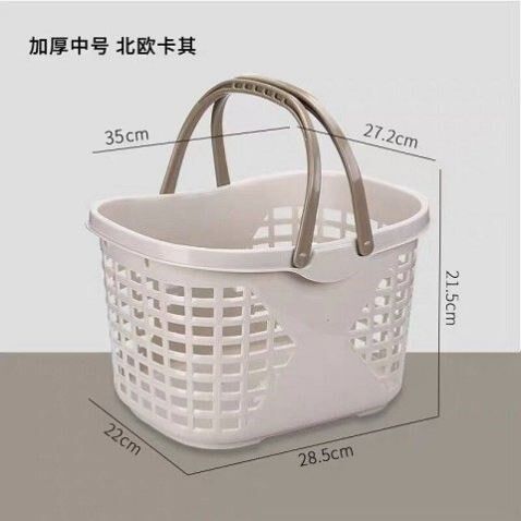 Bath Basket Camellia Camellia Portable Bath Basket Bath Blue Hollow Storage Basket Bathroom Storage Basket Plastic Wash Basket