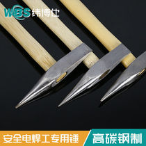 German import electric welding hammer safety knockout hammer welding slag hammer rusting hammer Rust Hammer Flat Head Hammer tool