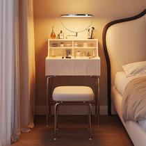 Dressing table small apartment French cream style solid wood dressing table bedroom modern simple mini dressing table
